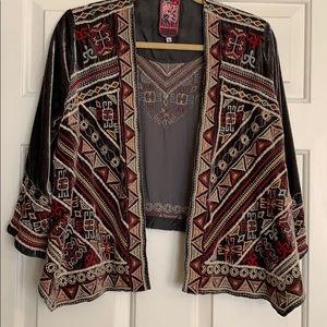 Johnny Was Velvet Bolero